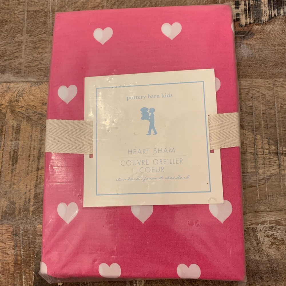 Pottery Barn Kids Heart Sham - Standard Sham
